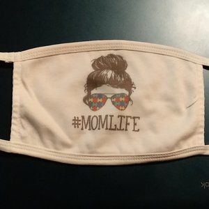 Mom Life Autism Awareness Mask